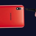 برچسب گلس محافظ لنز دوربین شیشه ای سامسونگ Galaxy A10