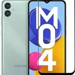 محافظ صفحه نمایش شیشه ای درجه یک Samsung Galaxy M04 Full Cover